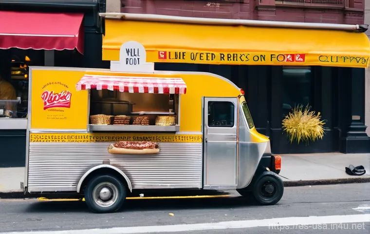 뉴욕 관광 필수 코스 - **Vibrant Bushwick Street Art Scene:** A dynamic and colorful urban street scene set in Bushwick, Br...