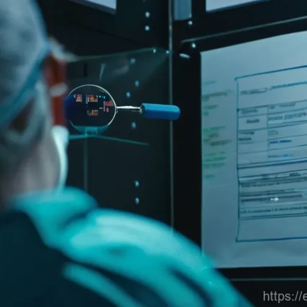 미국 FBI 유명 사건 - **Prompt:** A highly detailed, realistic photograph of a focused FBI forensic investigator in a diml...